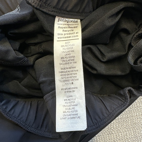 Patagonia Fleetwith Skort‎ Large Black Shorts Activewear Athletic Skirt Outdoor - Picture 3 of 9